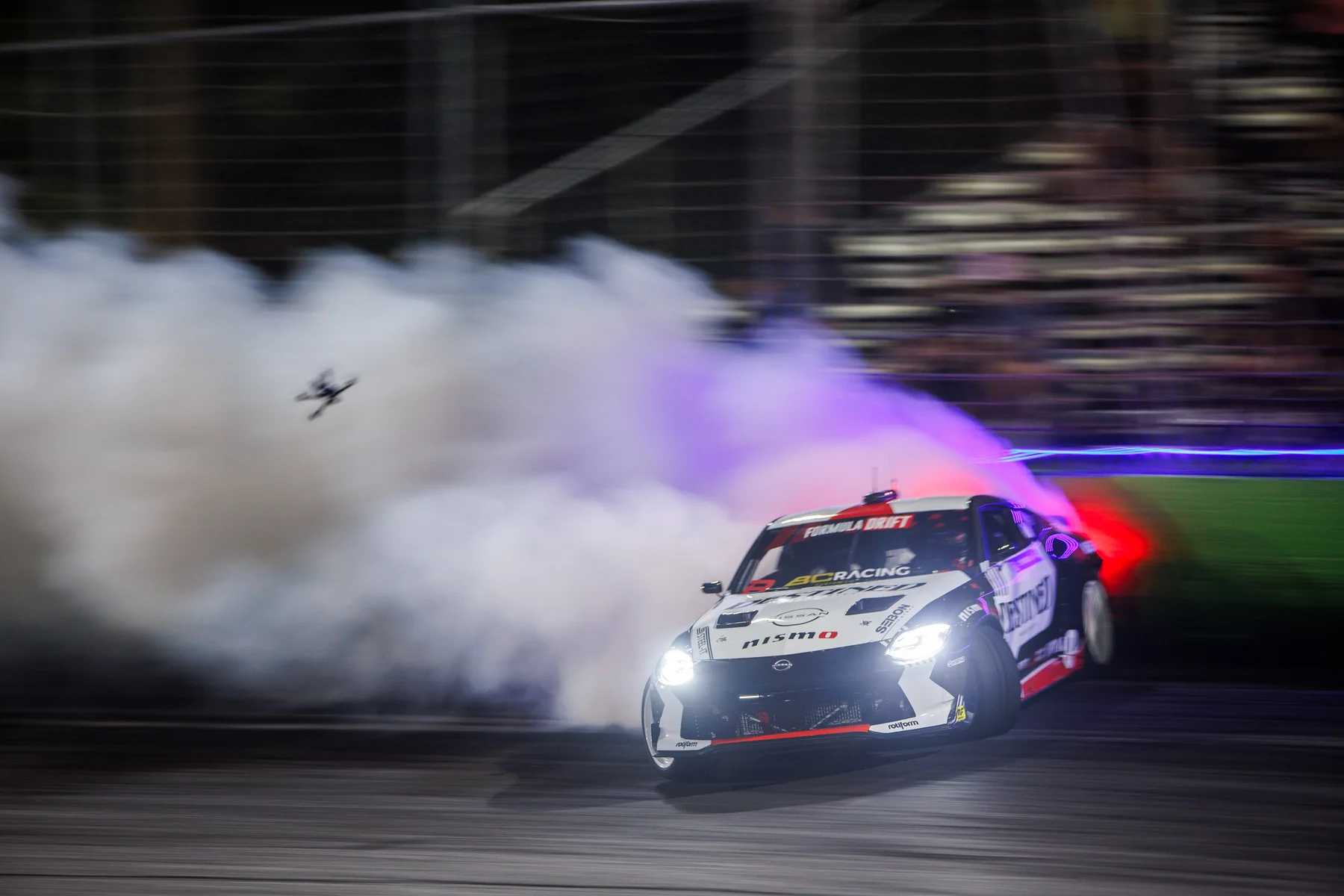 Forsberg Qualifies First Through Wild Weather in Orlando